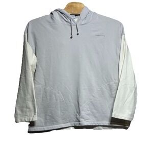 Outdoor Voices Sweater Oversized‎ Hoodie Pockets Dove/Bone Long Sleeve L XL